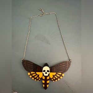 Death’s Head moth necklace